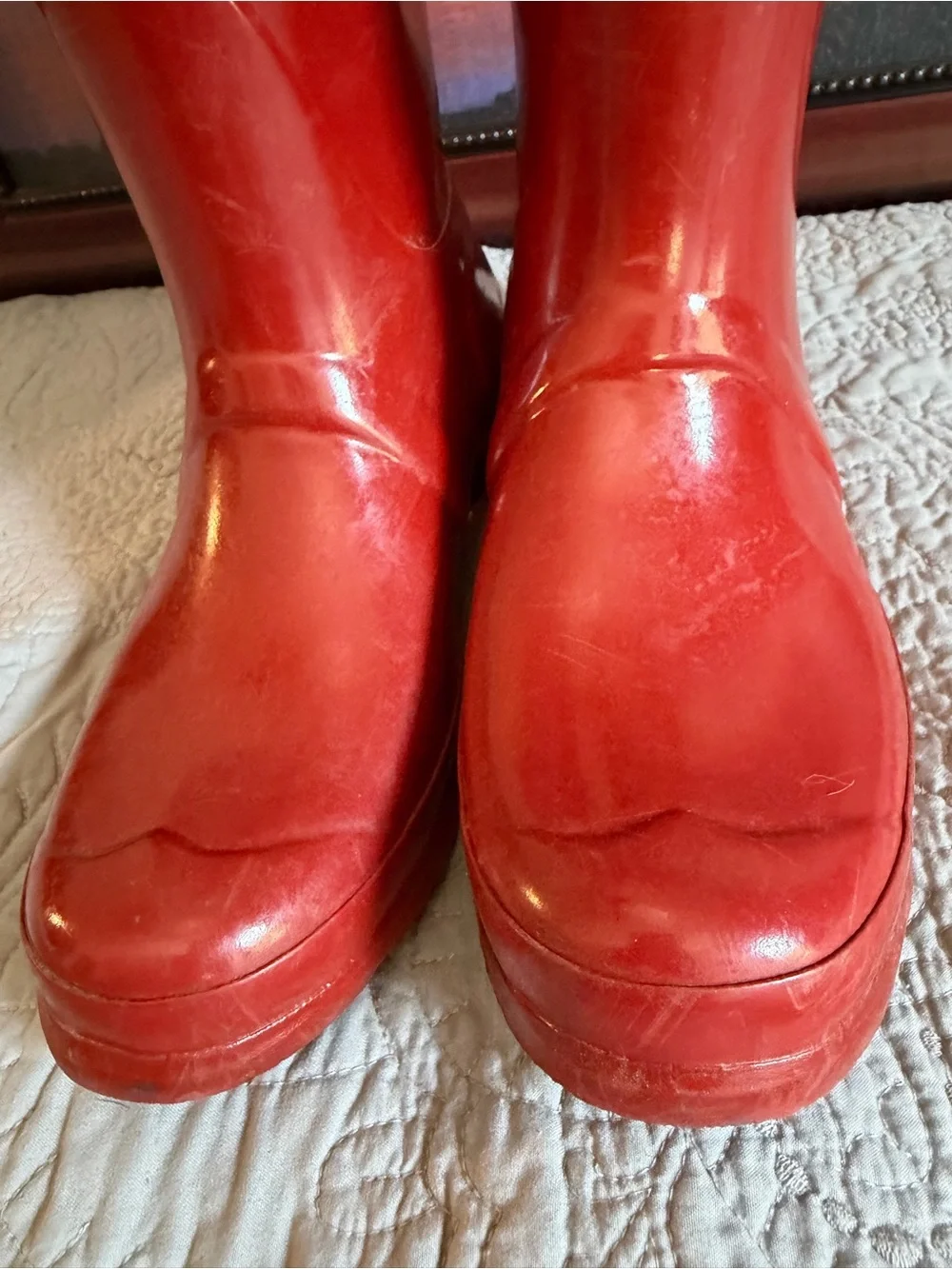 Women's Red Hunter Rain Boots